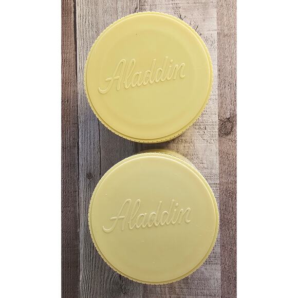 Vintage ALADDIN JAR Model 7000 Beige Insulated Hot Cold Freezer Thermo - Picture 5 of 9